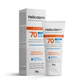 Protetor Solar Facial FPS70 Helioderm Sem Cor 50g